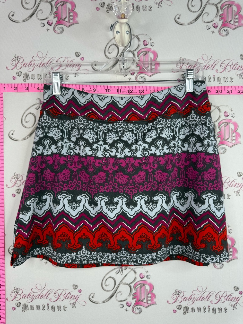 Tranquility skort shorts under Women's Patterned A-Line Skirt - Multicolor